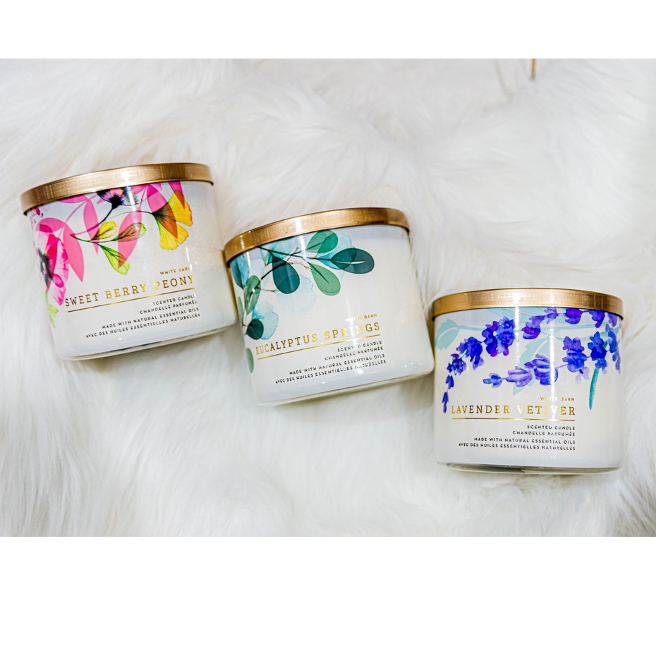 Bộ Sưu Tập Nến Thơm 3 Tim - Bath &amp; Body Works ( 411g)