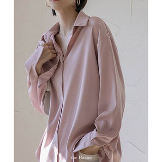 Áo sơ mi cotton lụa trơn