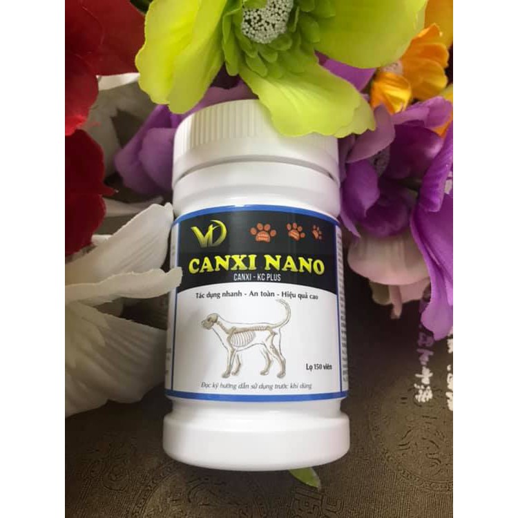 Canxi nano cho chó mèo