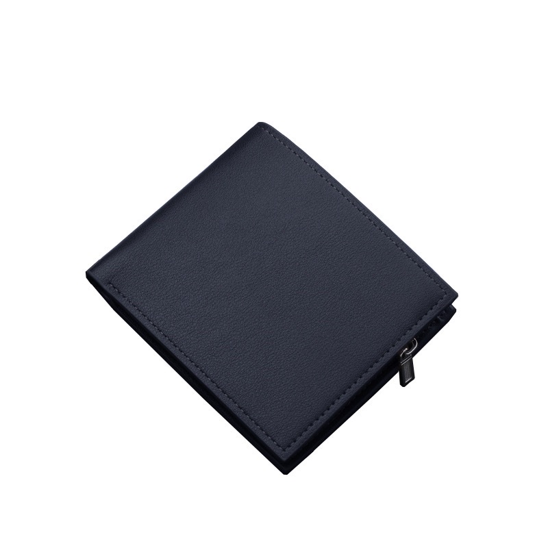 Bóp/ Ví nam gập ngang nhiều ngăn dày dặn dáng trơn, thời trang thiết kế đơn giản cho nam