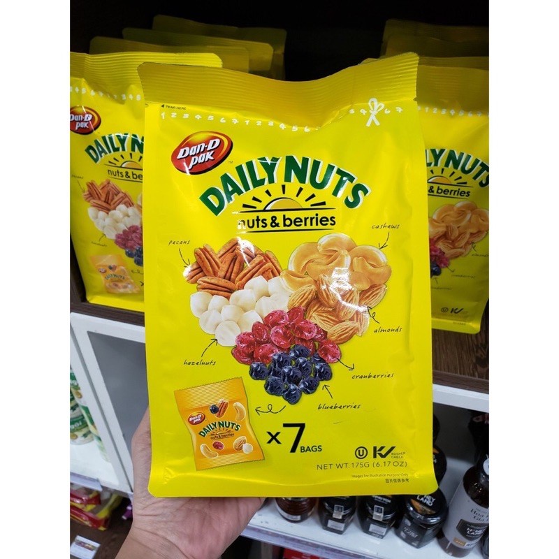 [Rẻ vô địch] Thập cẩm trái cây và hạt 175g Dailynut