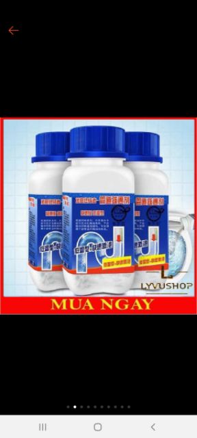 [Loại Cực Mạnh][Hộp Lớn] Bột Thông Tắc Cống, Đường Ống, Bồn Cầu, Bồn Rửa Mặt..Xử Lý Triệt Để Cặn Bã, Chất Thải Hữu Cơ