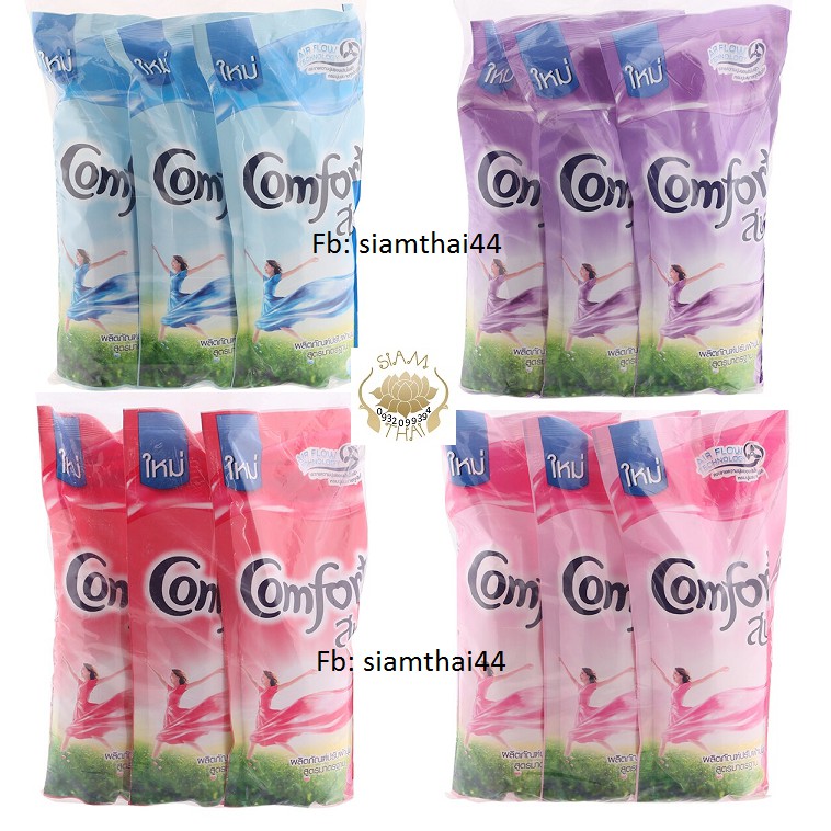 Nước Xả Vải Comfort Fabric Softener 580ml Thái Lan - Công Thức Siêu Mềm Mới