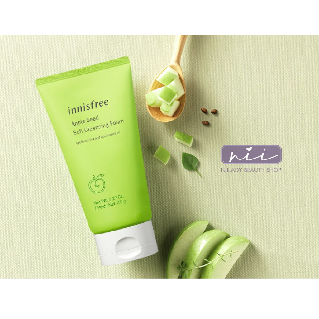 (Mẫu mới) Sữa rửa mặt Innisfree Apple Seed Soft Cleansing Foam