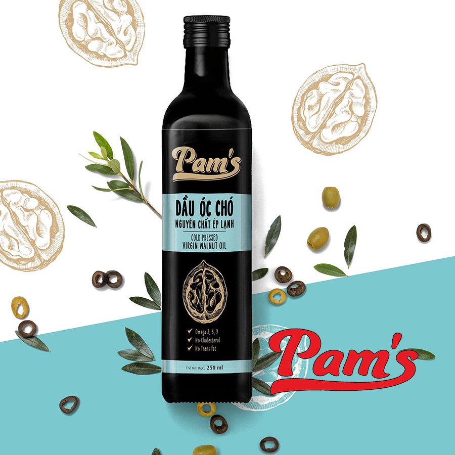 Dầu Hạt Óc Chó Pams Extra Virgin 250ml/chai