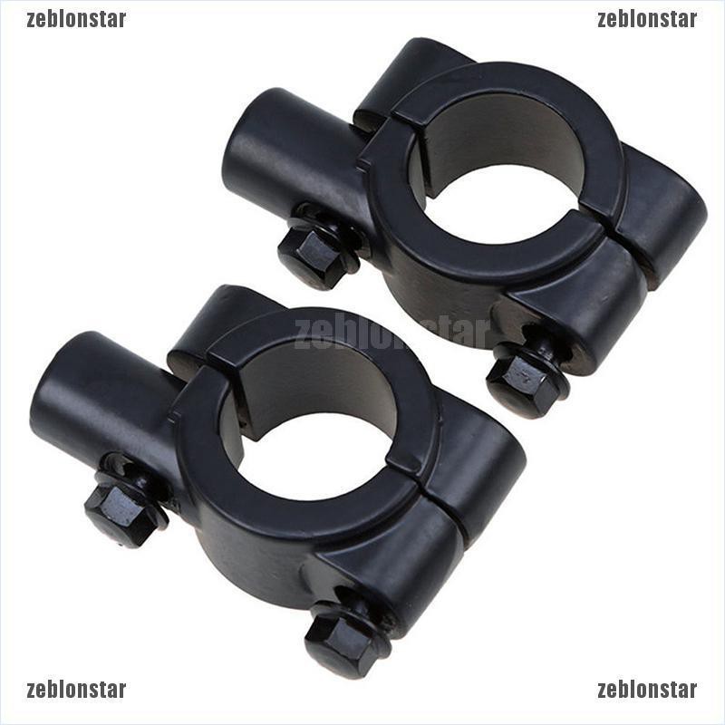 ❤Bộ 2 Kẹp Gương Chiếu Hậu 7 / 8 10mm Chất Lượng Cao Cho Xe Mô Tô