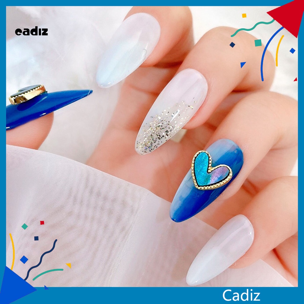 [Hàng mới về] Set 10 phụ kiện trang trí móng tay hình trái tim xinh xắn