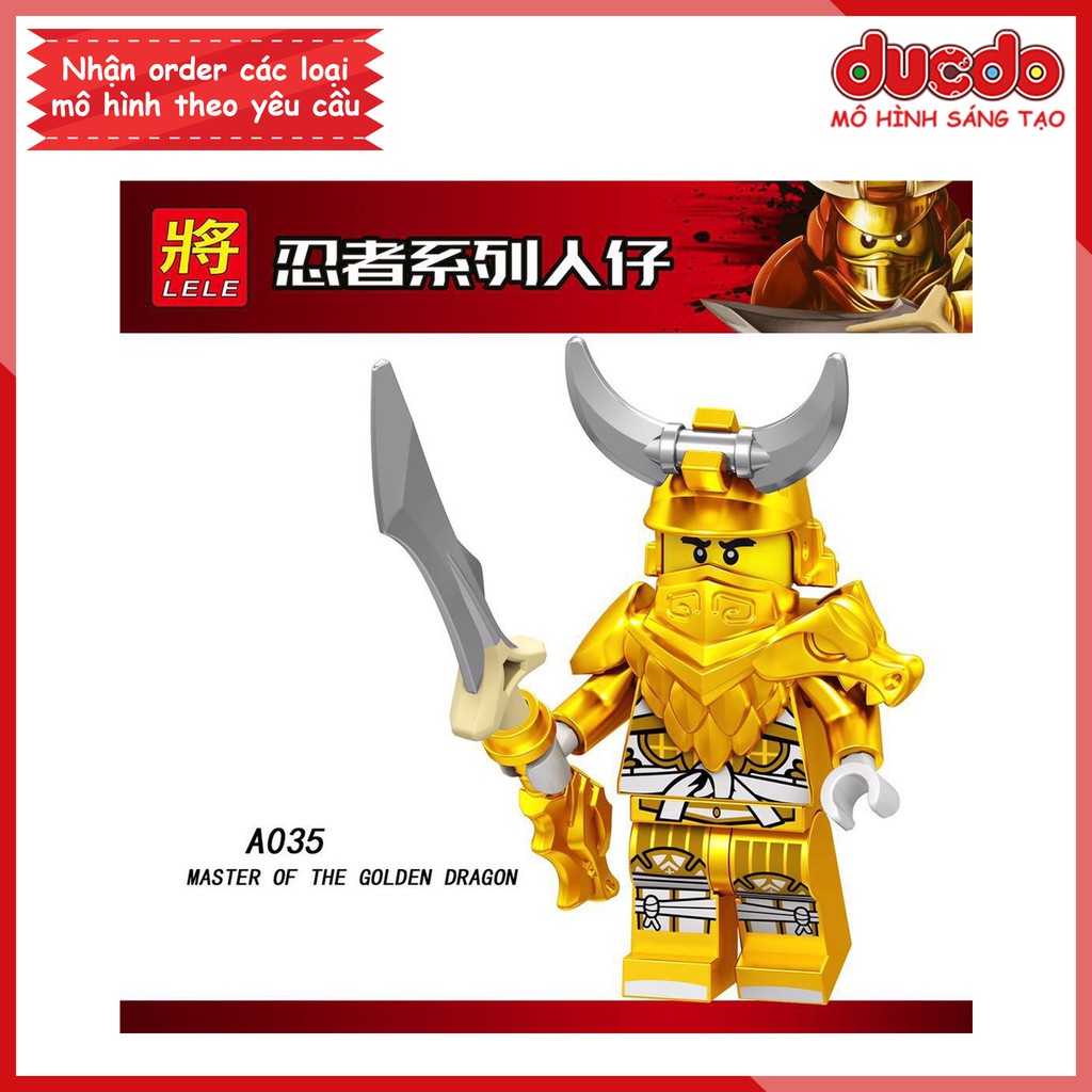 Minifigures các nhân vật Ninjago tuyệt đẹp - Đồ chơi Lắp ghép Xếp hình Mini Ninja LeLe A033 - A040