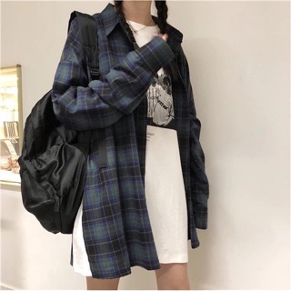 Áo flannel kẻ caro