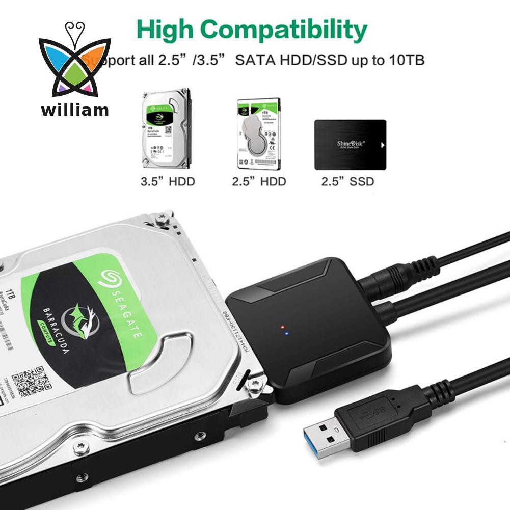 Cáp Chuyển Đổi Usb 3.0 Sang Sata Cho Ổ Cứng Ssd Hdd | BigBuy360 - bigbuy360.vn