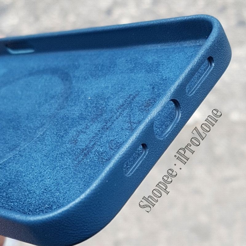 Leather case Magsafe Apple IPhone 12 Pro , 12 Pro Max . Ốp lưng da tích hợp nam châm với sạc Magsafe Apple