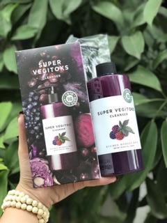 Sữa rửa mặt rau củ thải độc Super Vegitoks Cleanser 300ml
