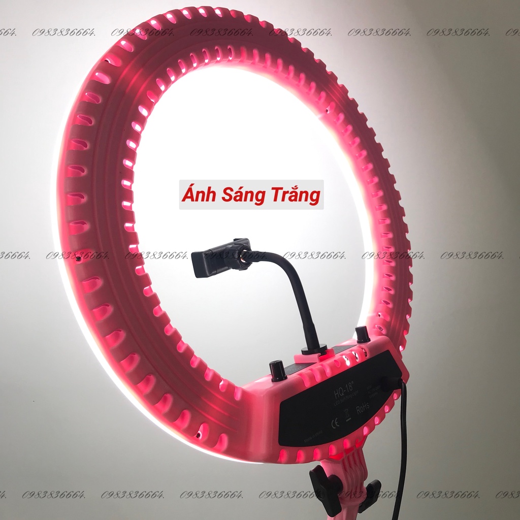 Đèn Livetream 45cm hãng HQ18 hỗ trợ ánh sáng làm phun xăm, sapa, quay tik tok,(BH12T)