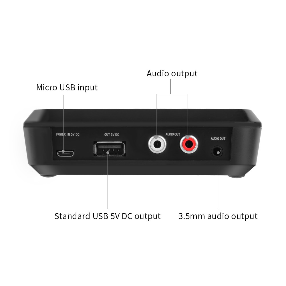 [Mã ELFLASH5 giảm 20K đơn 50K] Thiết Bị Nhận Bluetooth Cho Loa Và Amply BL-B10 NFC - Desktop Bluetooth Receiver