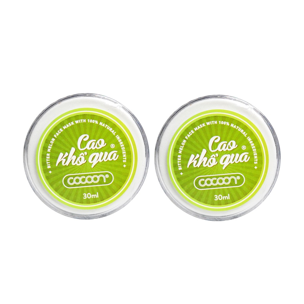 Combo 2 Cao Khổ Qua Cocoon đắp mặt nạ 30ml