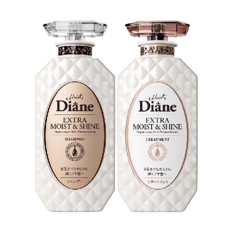 (cao cấp)Dầu Gội/ Xả Phục Hồi Tóc Sáng Bóng Dành Cho Tóc Nhuộm -Moist Diane Extra Shine 450mlx2