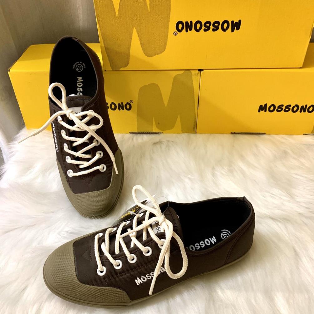 GIÀY BATA THÁI LAN NỮ VẢI DÙ MOSSONO SIÊU ÊM ÁI THỂ THAO TRẺ TRUNG MOSSONO MWS010 (ĐEN - NÂU - TRẮNG) LEN