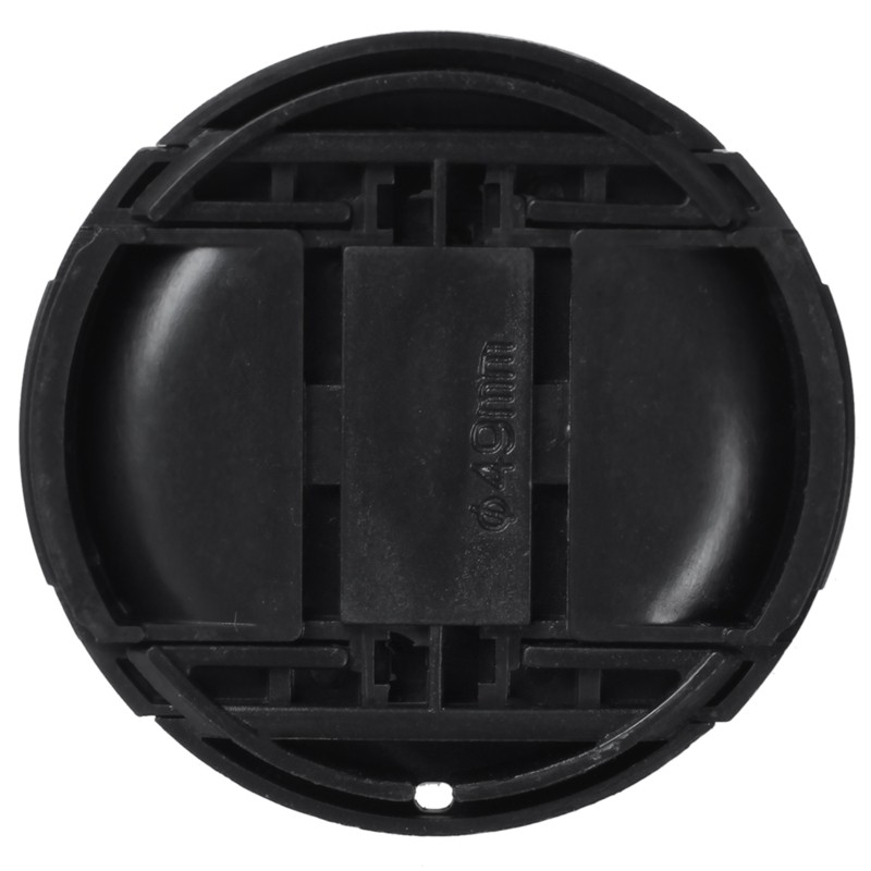 Univeral Camera 49mm Front Lens Cap Protector Black