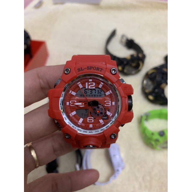 (Sỉ IB)Sezi Nam-Đồng hồ nam thể thao SL-Sport Cao cấp-Siêu chống nước-Có led + Kim và Đồng hồ điện tử Chạy Song song | BigBuy360 - bigbuy360.vn