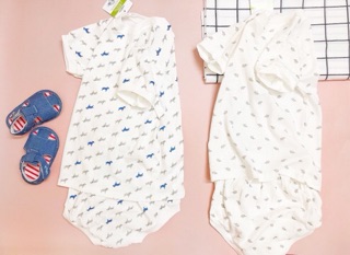Bộ cotton Crazy8 bé trai bé gái