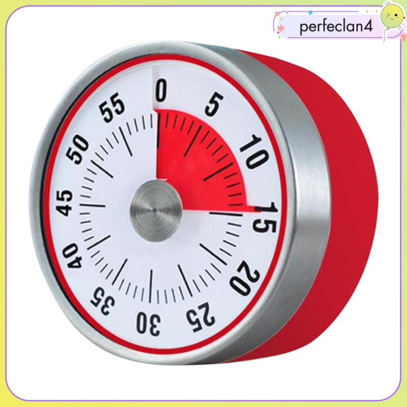 🍁perfeclane3 Inch Kitchen Mechanical Timer Cooking Clock with Magnet Base Alarm Cooking