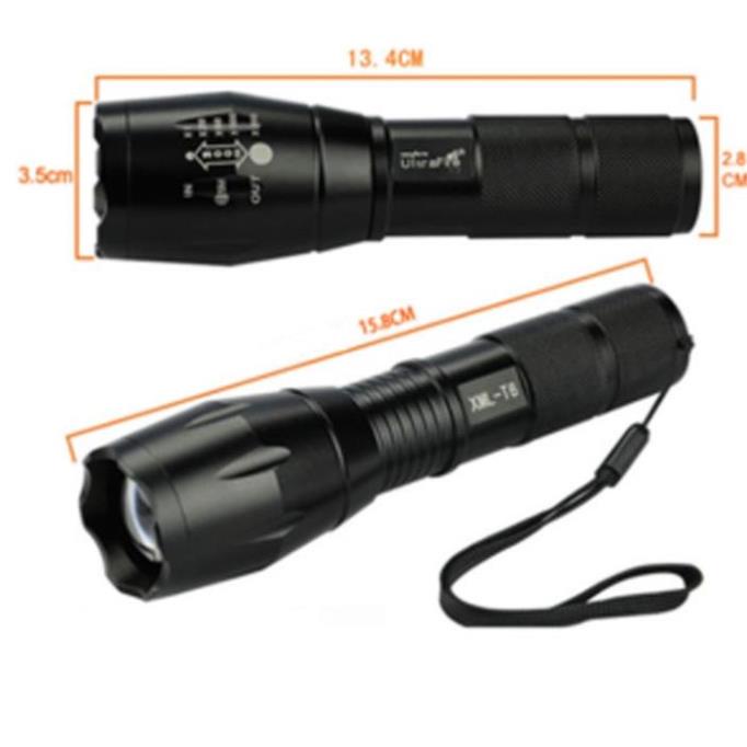 Đèn pin cầm tay nhỏ gọn siêu sáng XML-T6