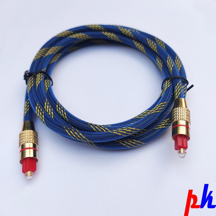 Cáp âm thanh quang Optical bọc dù 1m, 2m, 3m PCOD601