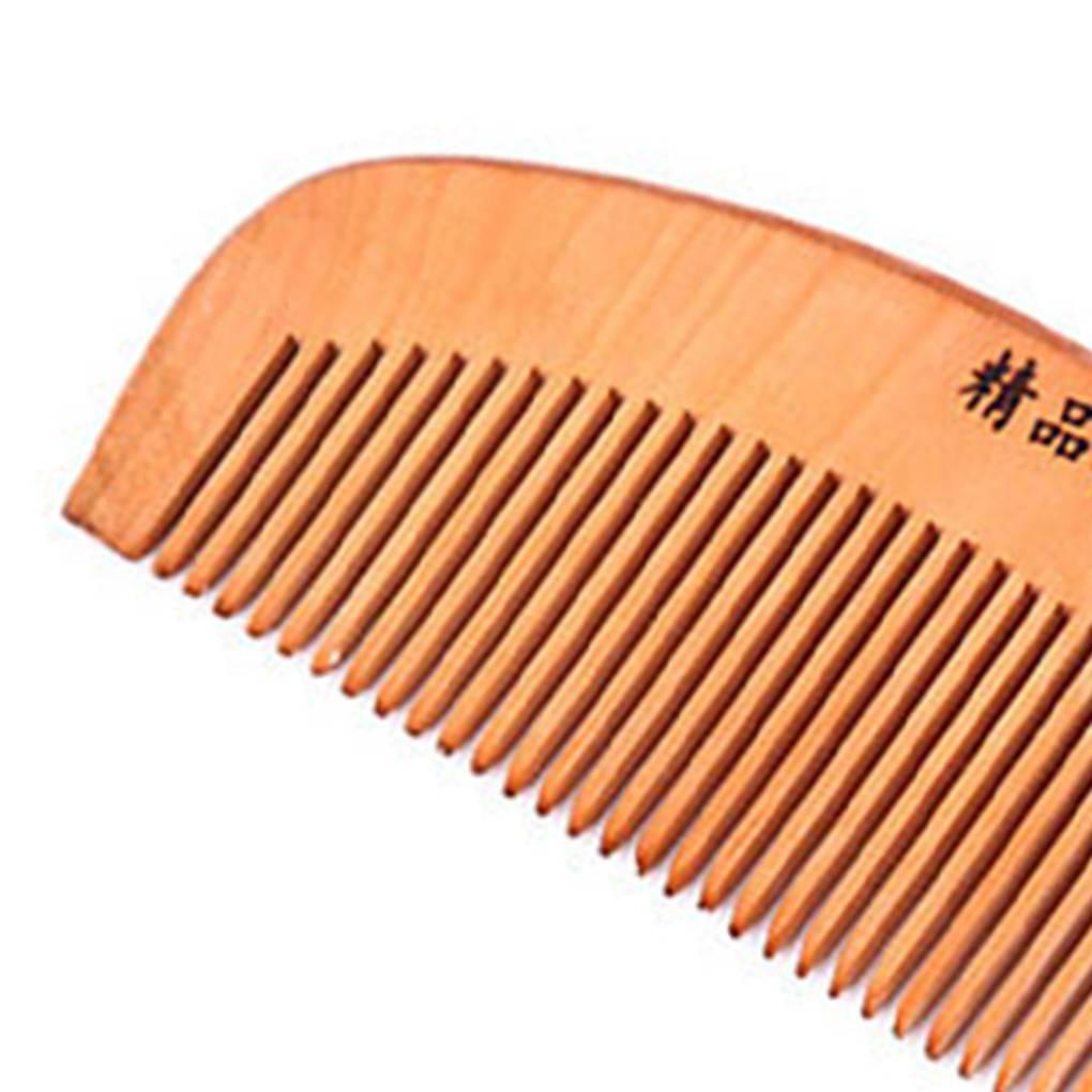 Lược Gỗ Đào Tự Nhiên Chống Tĩnh Điện Mát Xa Da Đầu