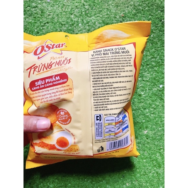 Bánh snack khoai Tây trứng muối gói to