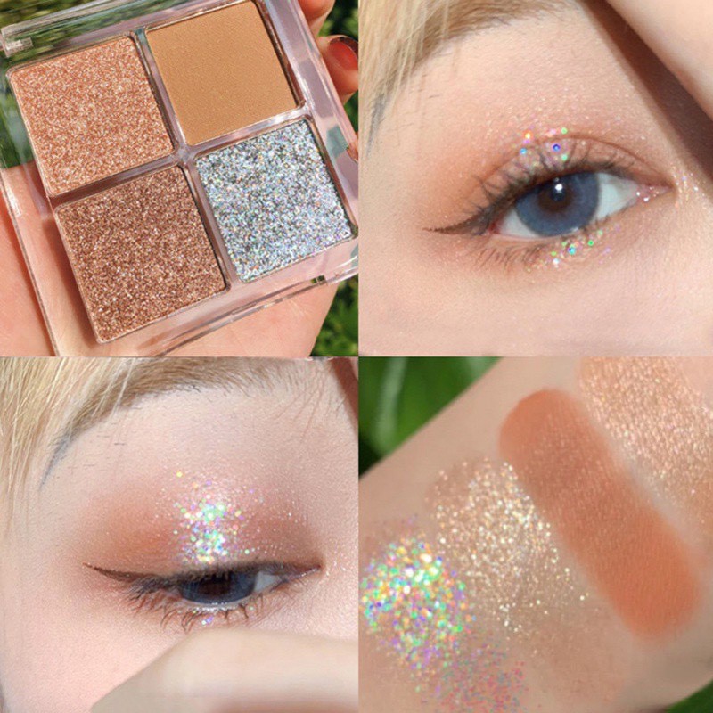 Bảng Phấn Mắt 4 Ô Màu Siêu Đẹp