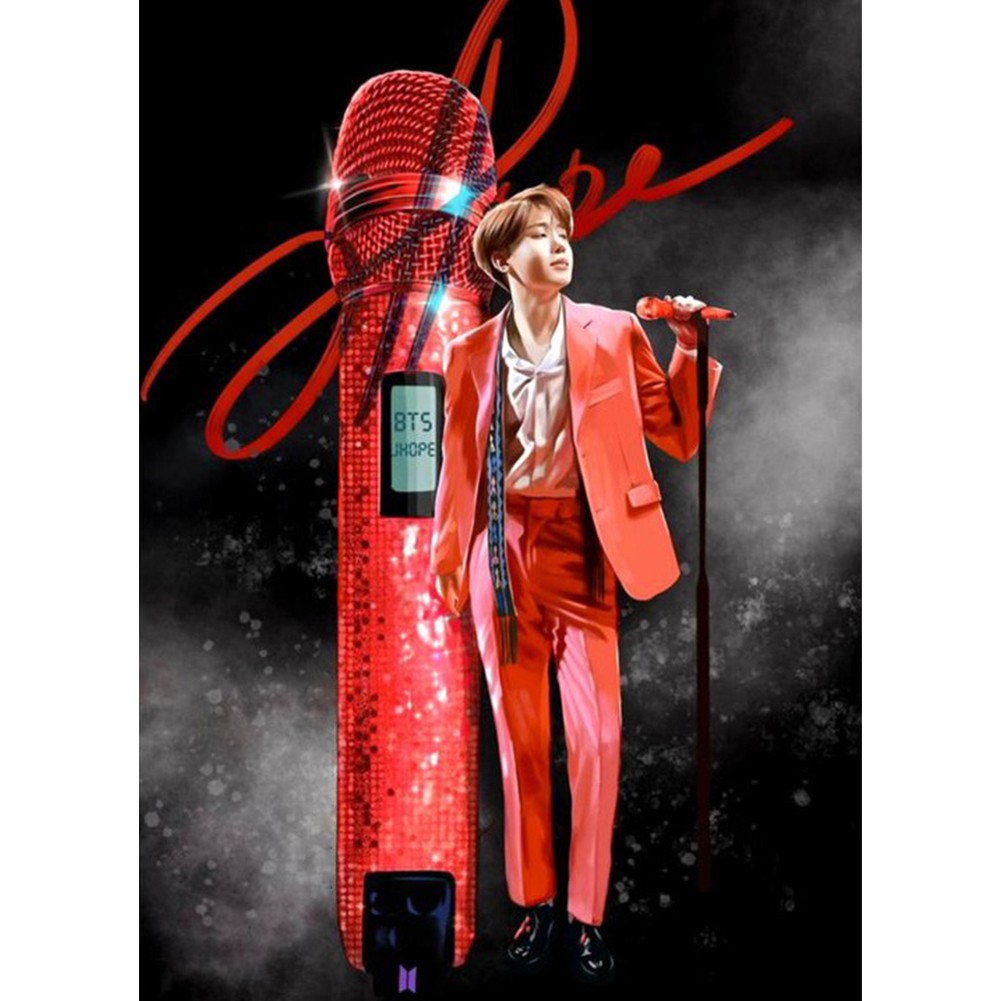 Bộ Tranh Đính Đá Tự Làm Hình Nhóm Nhạc Bts | BigBuy360 - bigbuy360.vn