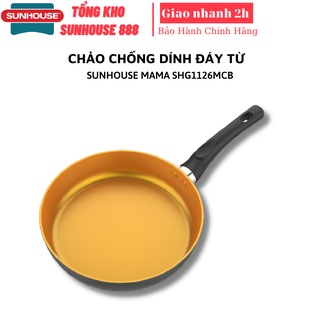 Chảo chống dính đáy từ sunhouse mama shg1126mcb/ shg1128mcb