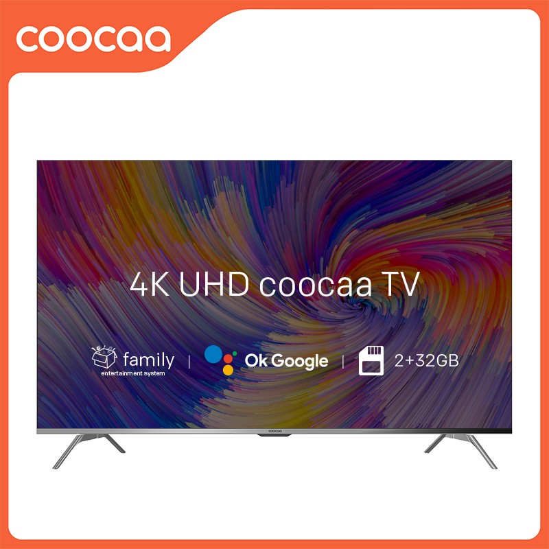 [Mã ELBAU7 giảm 7% đơn 5TR] Smart Tivi Coocaa Android 10 4K UHD 55 inch - Model 55S6G PRO SILVER - Miễn phí lắp đặt