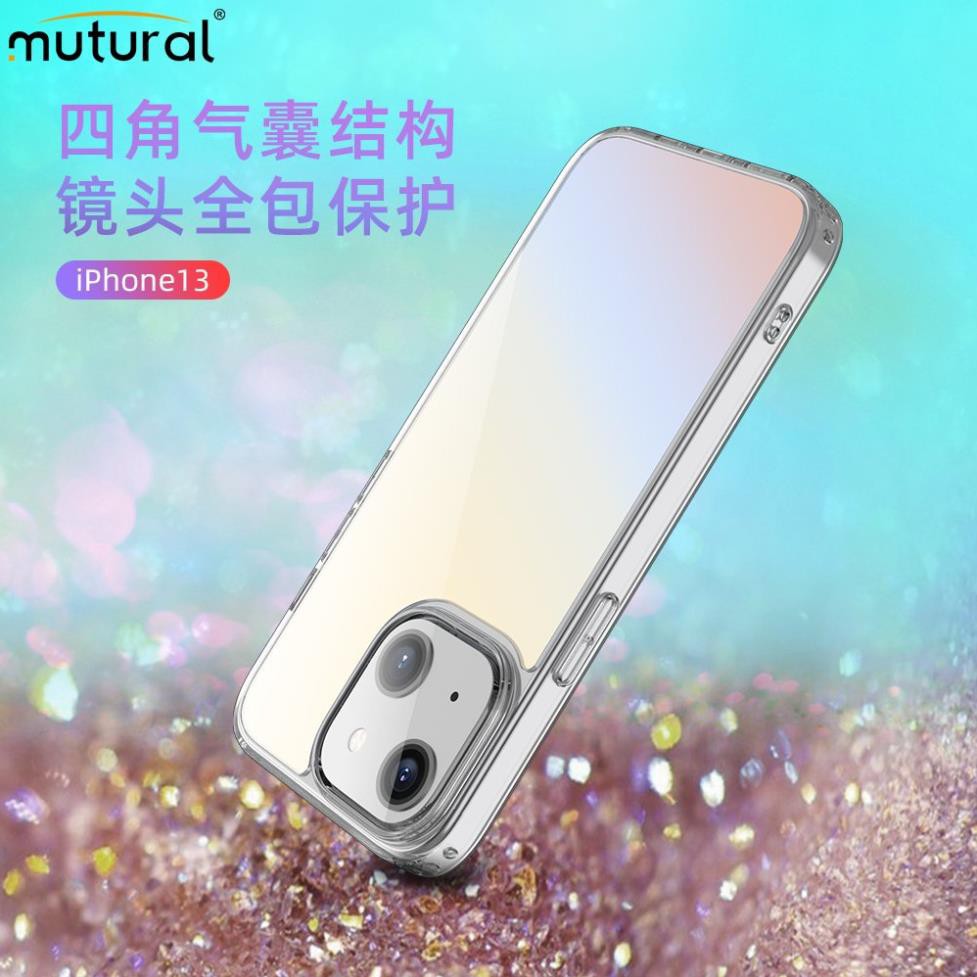 _Ốp lưng Mutural đổi màu cho iPhone 13, 13 Pro, 13 Pro Max lưng trong cứng đổi màu theo điều kiện ánh sáng viền dẻo