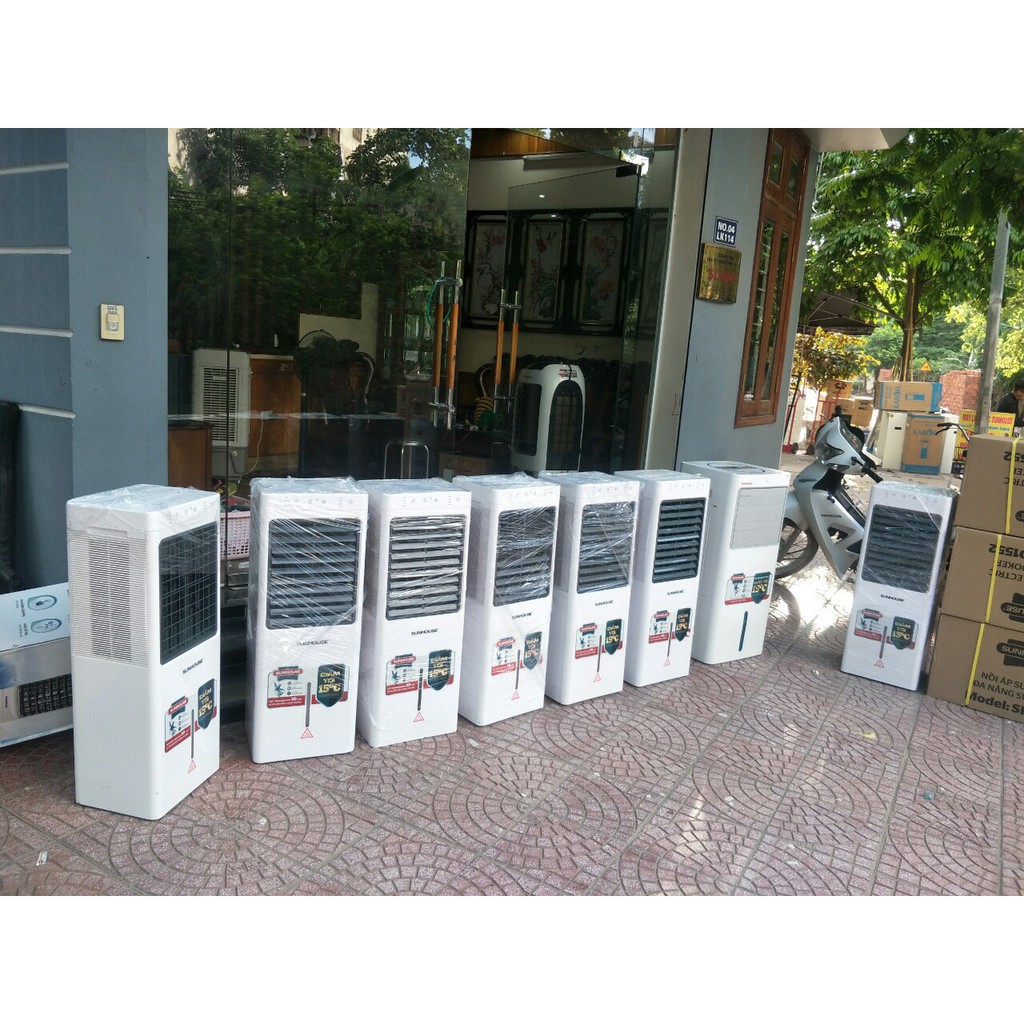 Quạt Điều Hòa Hơi Nước Sunhouse SHD7717 Làm Mát Và Sạch Không Khí - hàng trưng bày ko điều khiển
