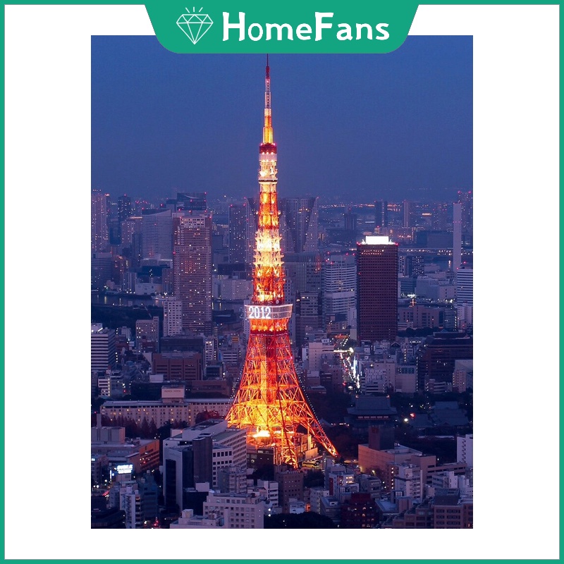 Bộ Tranh Đính Đá 5D Tự Làm 30x40cm / 40x50cm Hình Phong Cảnh Phù Hợp Làm Quà Cho Gia Đình / Bạn Bè