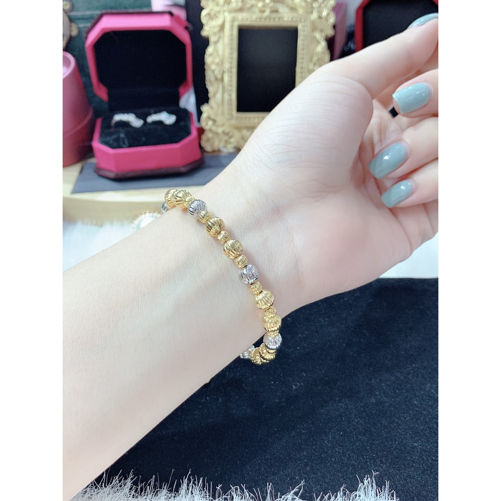 lắc bi 2 màu hàng bền ,  lắc  tròn xinh xinh lt135 | BigBuy360 - bigbuy360.vn