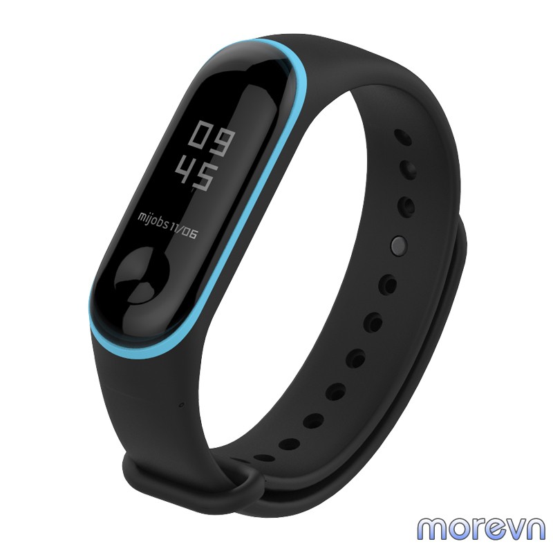 Dây đeo cao su viền màu Mi band 3, Mi band 4 chính hãng Mijobs - dây đeo cao su thay thế miband 3, miband 4 (Mijobs)