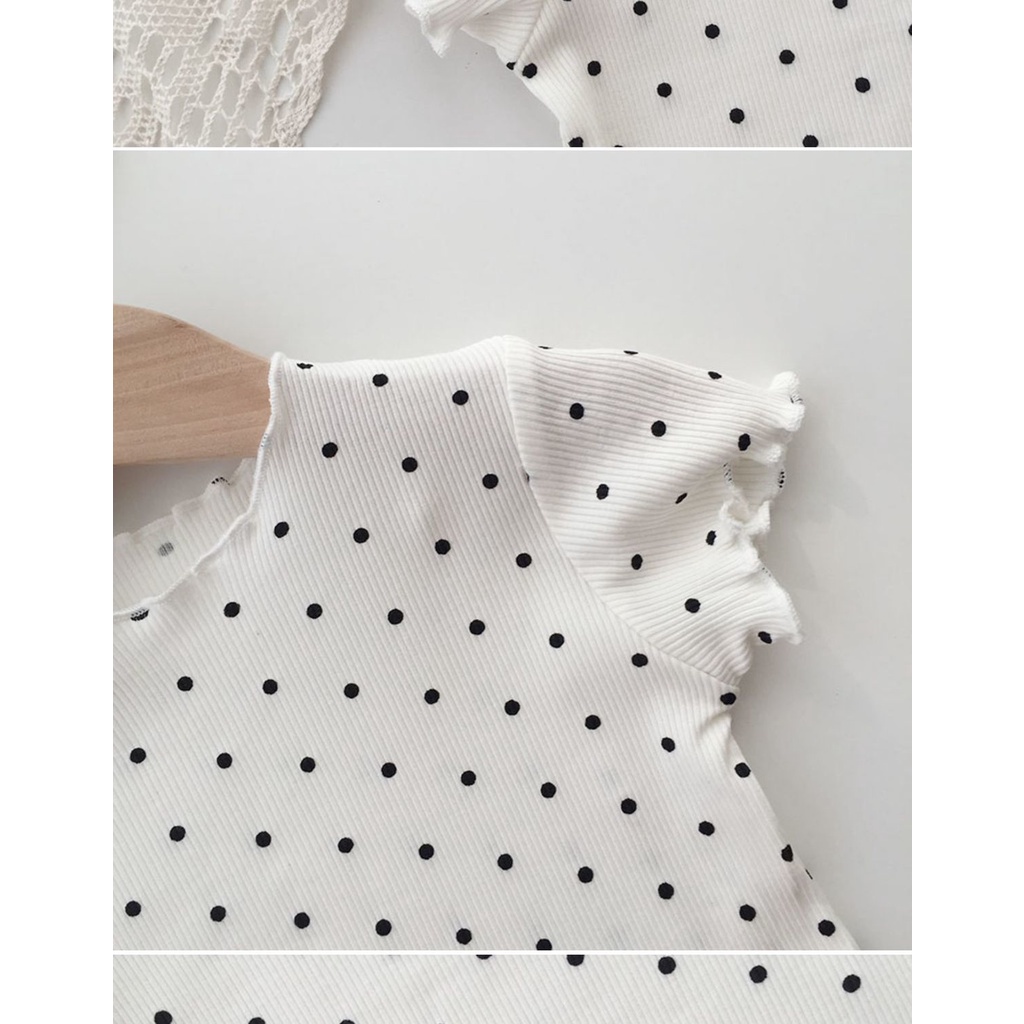 Bộ đồ ngủ hai món vải mỏng thời trang mùa hè dành cho bé