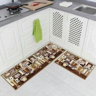 Combo 2 thảm trải bếp
