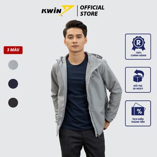 Áo khoác gió nam KWIN 2 lớp dày dặn, chất cao cấp cản gió, hạn chế bán bụi - KJK003W9