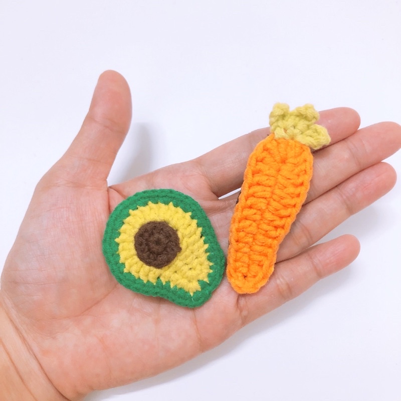 [HANDMADE - Cao Cấp] Kẹp tóc bé gái hình bánh kem, hoạt hình dễ thương làm từ chất liệu len sợi cao cấp