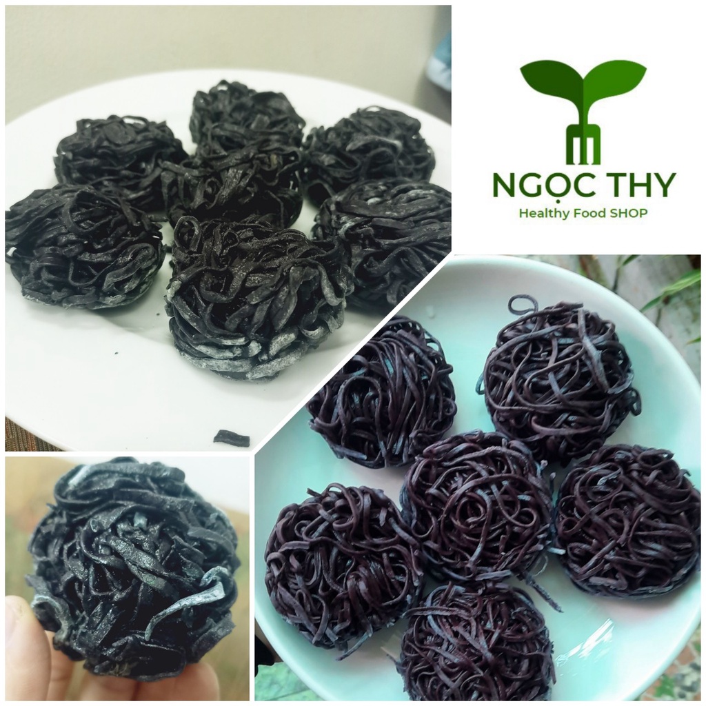 [NT Food] Mì gạo lứt đen/mỳ lức đỏ ăn kiêng EATCLEAN giảm cân gói 500gr