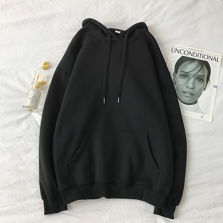 Áo nỉ bông hoodie nam nữ form rộng, áo sweater có mũ unisex | BigBuy360 - bigbuy360.vn