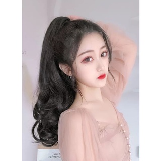 Ngoặm tóc giả xoăn lọn lớn tơ cao cấp