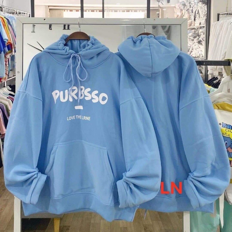 áo hoodie nỉ bông purbsso