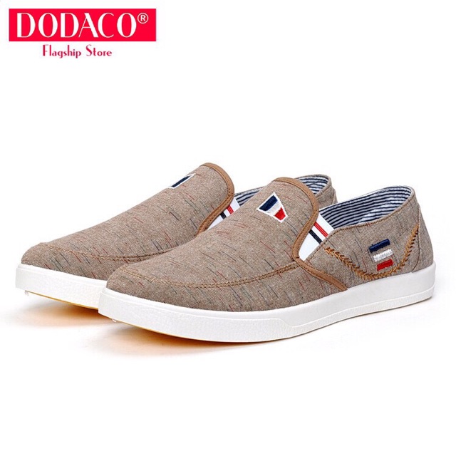 (free ship) Giầy lười nam 3 kẻ vạch 01 | BigBuy360 - bigbuy360.vn