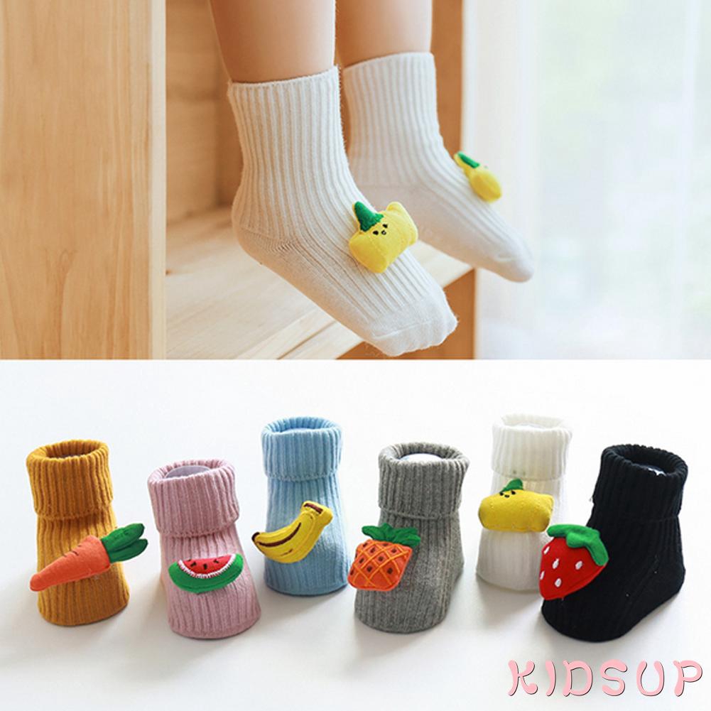 Vớ phối chi tiết trái cây hoạt hình xinh xắn dễ thương cho các bé