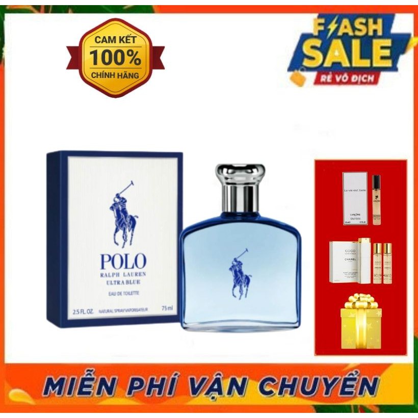 ~ 𝐍ướ𝐜 𝐇𝐨𝐚 𝐔𝐒𝐀 ~ Nước Hoa Nam Polo Ralph Lauren Ultra Blue 125ml Chính Hãng Lưu Hương trên 12h