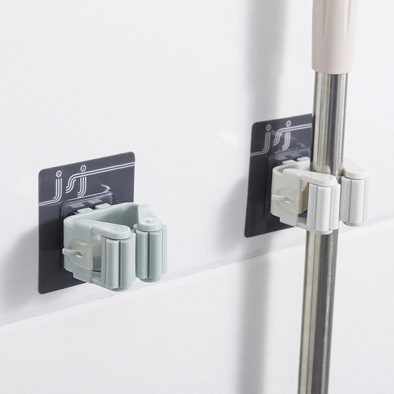 Móc treo cây chổi lau nhà đa năng gắn tường tiện dụng